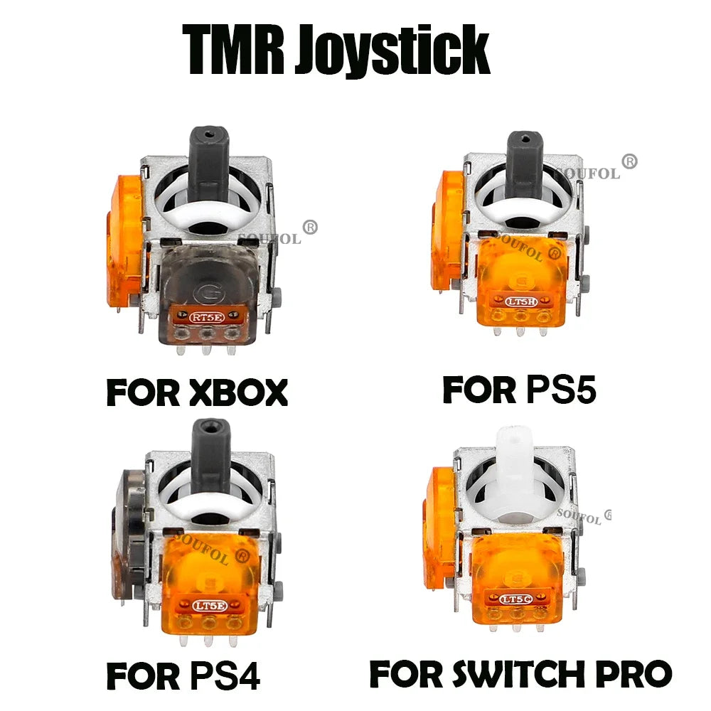 Replacement TMR Effect Joystick 3D Analog Stick for PS5 PS4 