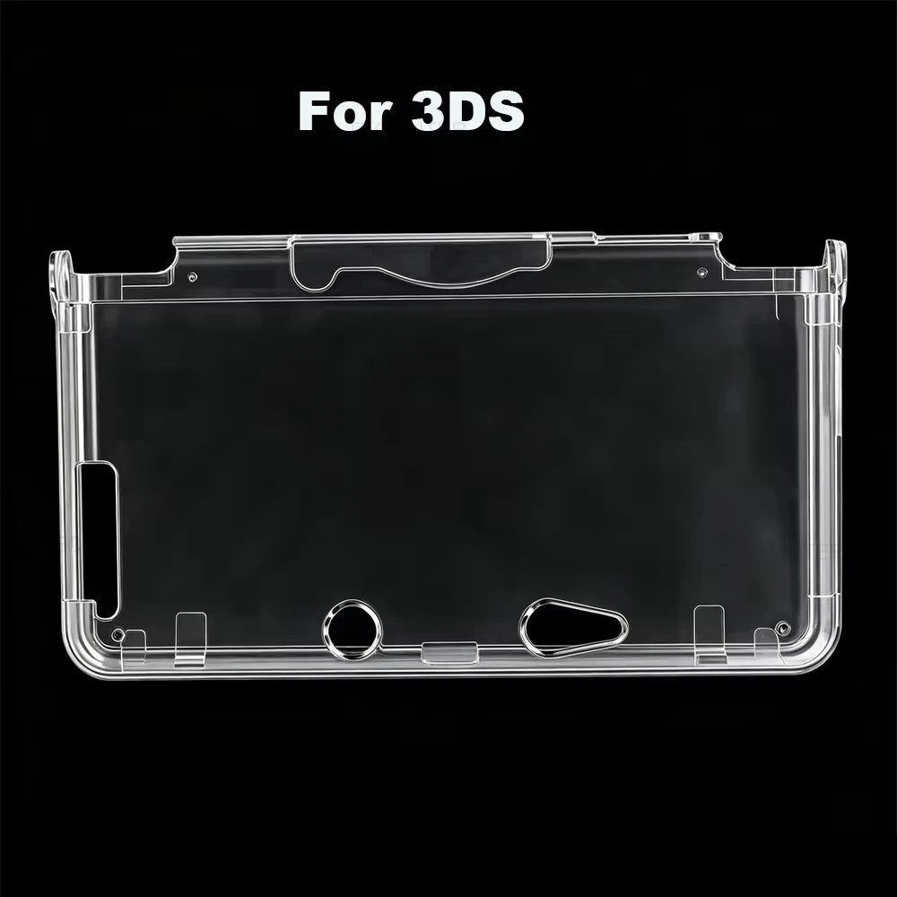 Crystal Protective Cover Case for Nintendo 3DS Handheld Game Console shells replacement Hard Skin Case For 3DS Accessories