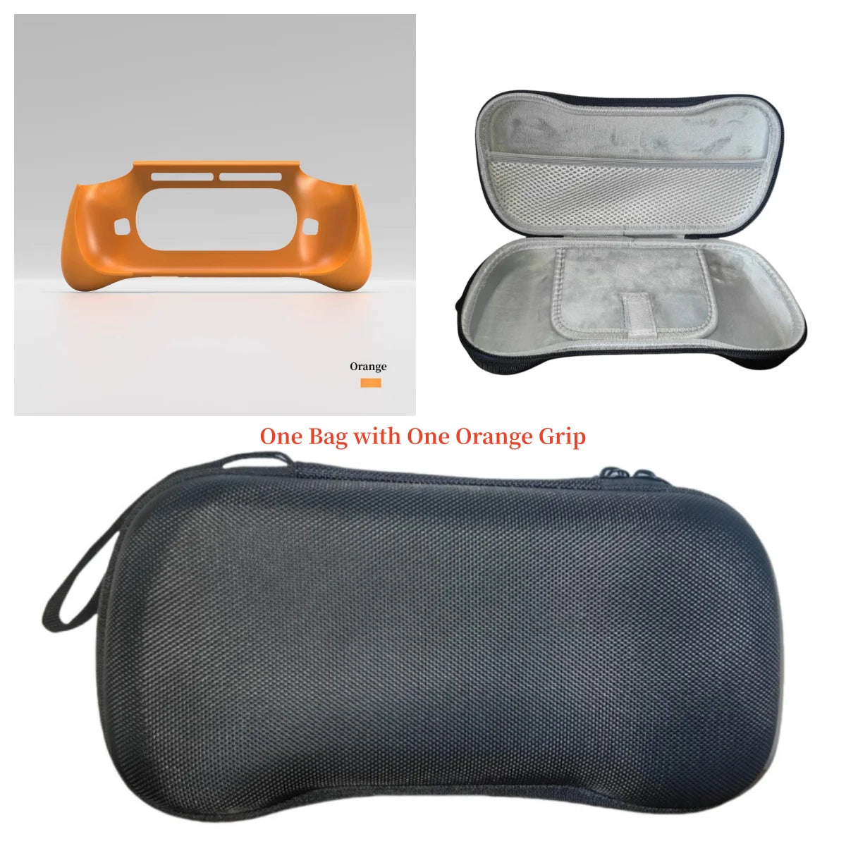 Big Big For Retroid Pocket 6 Grip Carry Case Antifall RP6 Game Console TPU Grip Storage Bag Case Box Packing Together