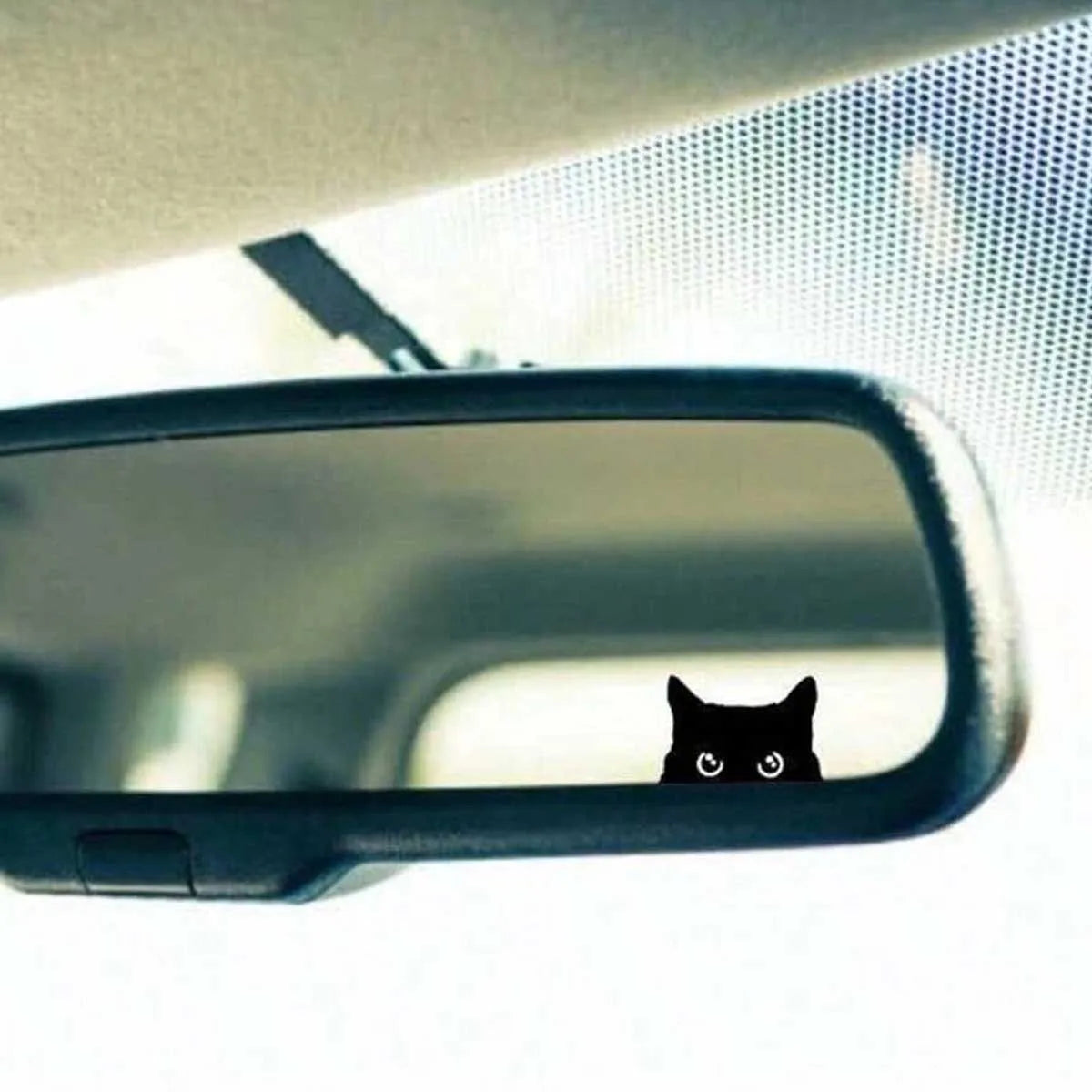 Cat Peep Sticker Car Sticker Black Cat Peep Sticker Blank Bu