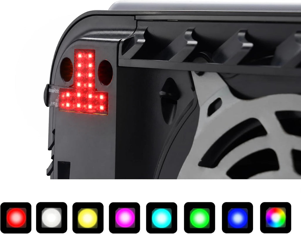 eXtremeRate RGB RAINBOW Logo LED Kit for PS5 Disc & Digital 