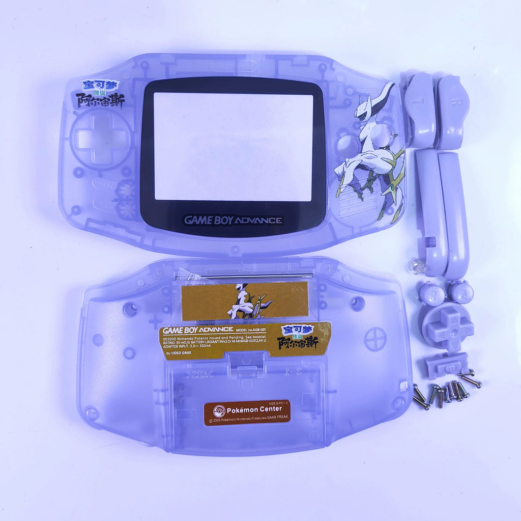 Gba Replacement Shell For Game Boy Advance Zelda The Minish Cap Transparent Game Console Housing Shell With Full Button Kit Gift
