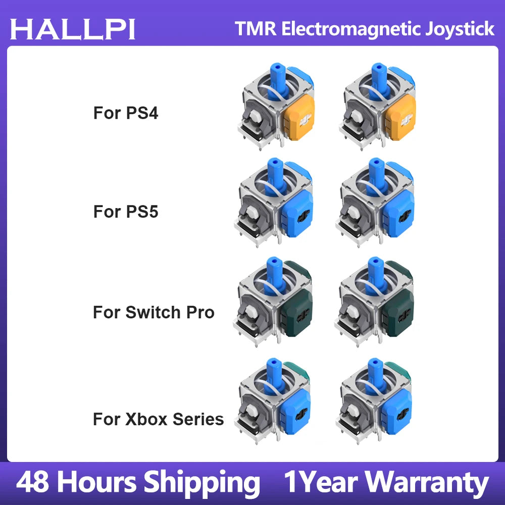 HALLPI TMR Electromagnetic Joystick for PS4 PS5 Gamepad for 