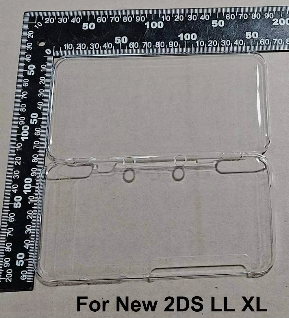 For New 2DS 3DS XL LL Clear Split Shell Transparent Protecti