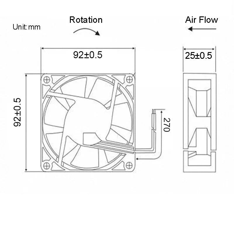 Sleeve Bearing Industrial Cooling Fans with Brushless Motor Mini Quiet Computer Accessories Ventilador DC 12v 120mm 80mm 40mm