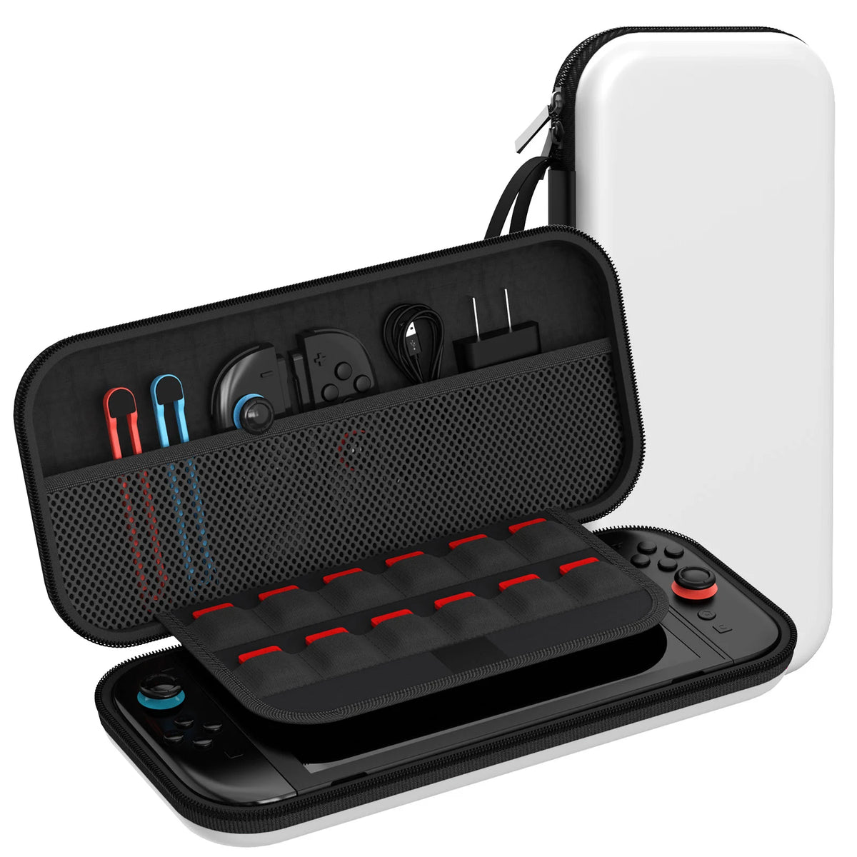 Carry Case Compatible with NS Switch 2 (2025) - For Console & Accessories Hard Shell Protective Pouch Carry Travel Bag
