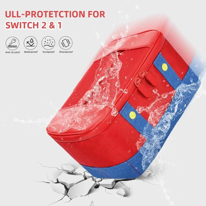 Cute Waterproof Oxford Carry Case for Nintendo Switch 2/1/Li
