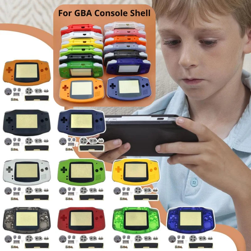 14 Styles Advance Game Console Replacement Casing For GBA Fu