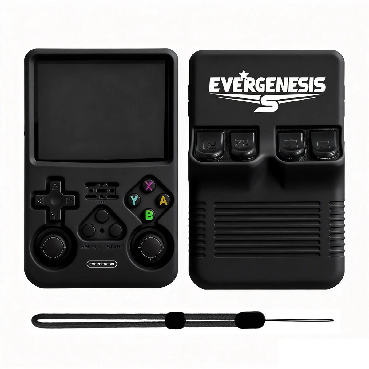 R36S Protective Case Set for R36S Handheld Game Console Silicone Cover EVA Carrying Bag Screen Protector Thumb Grips Accessories