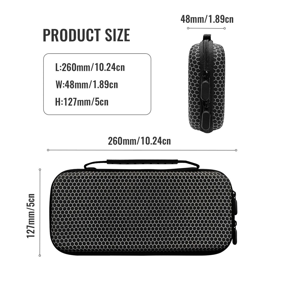 Hard Shell Carrying Case for NS Switch 2 Games Console Porta