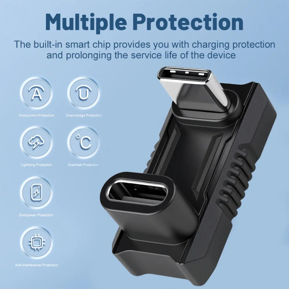 140W 20Gbps 8K Projection Fast Charging Adapte Type C Male T