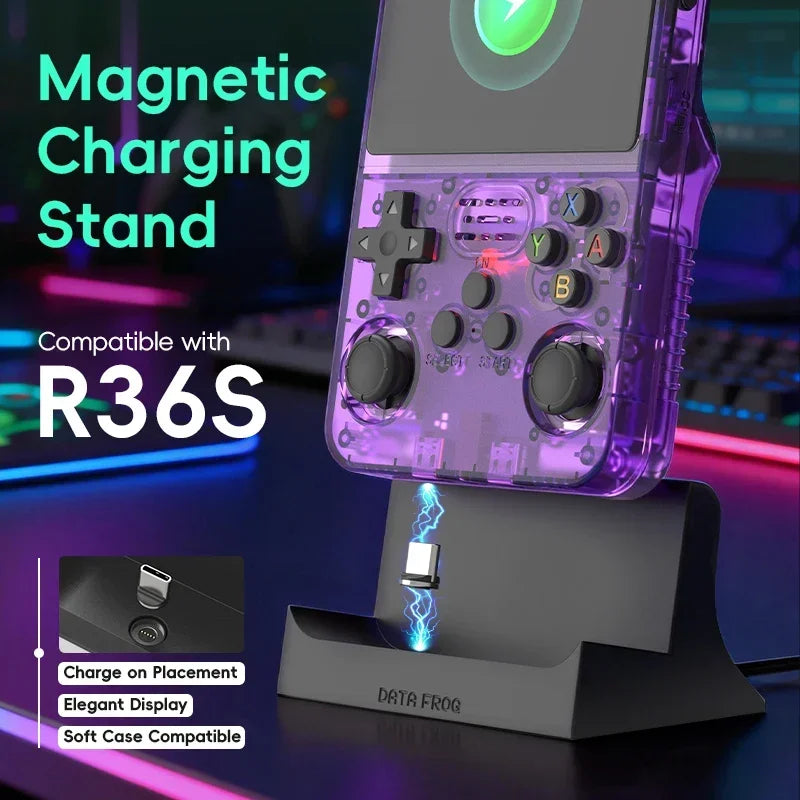DATA FROG Magnetic USB C Charging Dock Stand Stable Desktop 