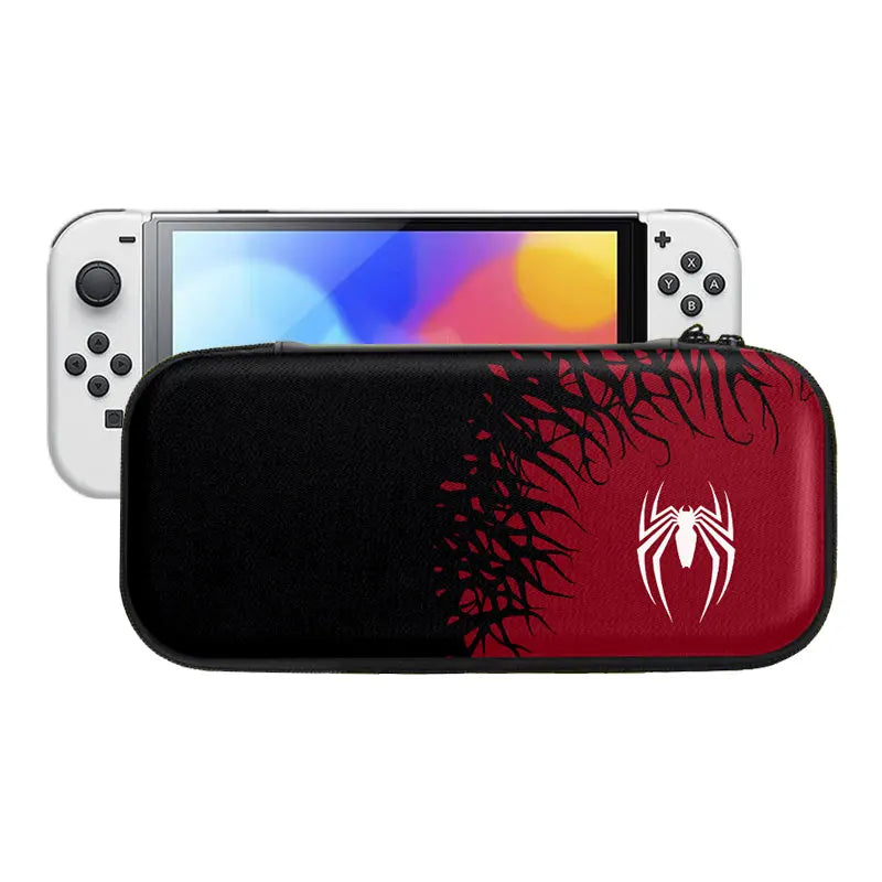 Spider Themed Storage Bag For Nintendo Switch Oled Console P
