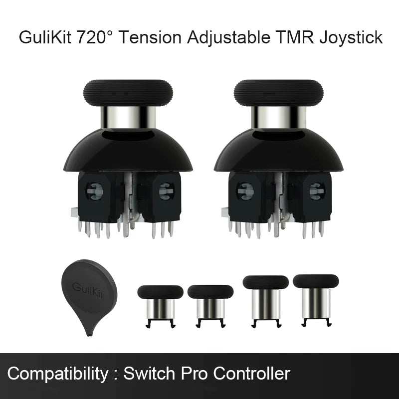 GuliKit NS55 720 Tension Adjustable TMR Joystick for Switch Pro Xbox Series PS4 PS5 Edge Gamepad Controller Game Accessories