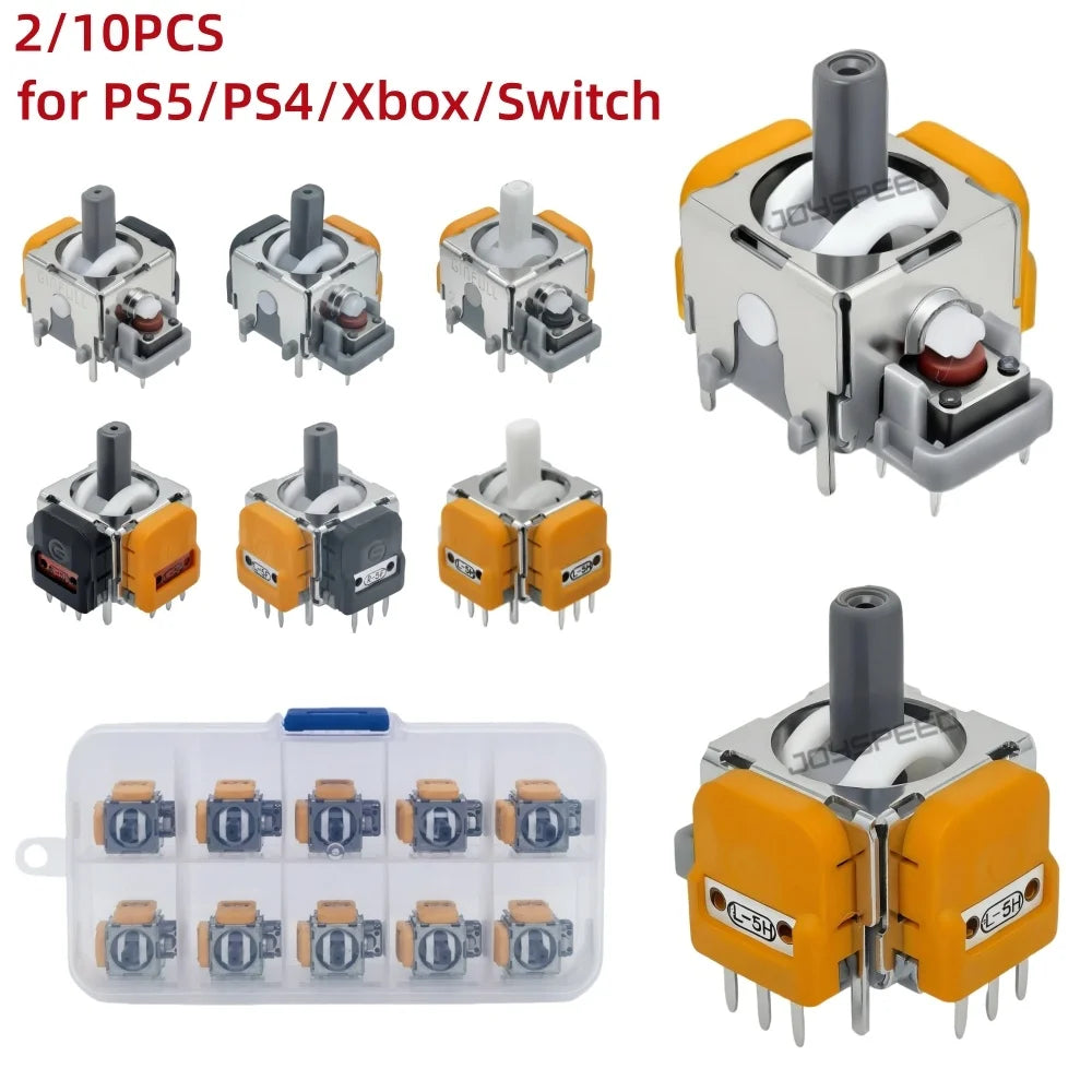 2/10pcs Hall Effect Joystick for PS5 DualSense PS4 Controlle