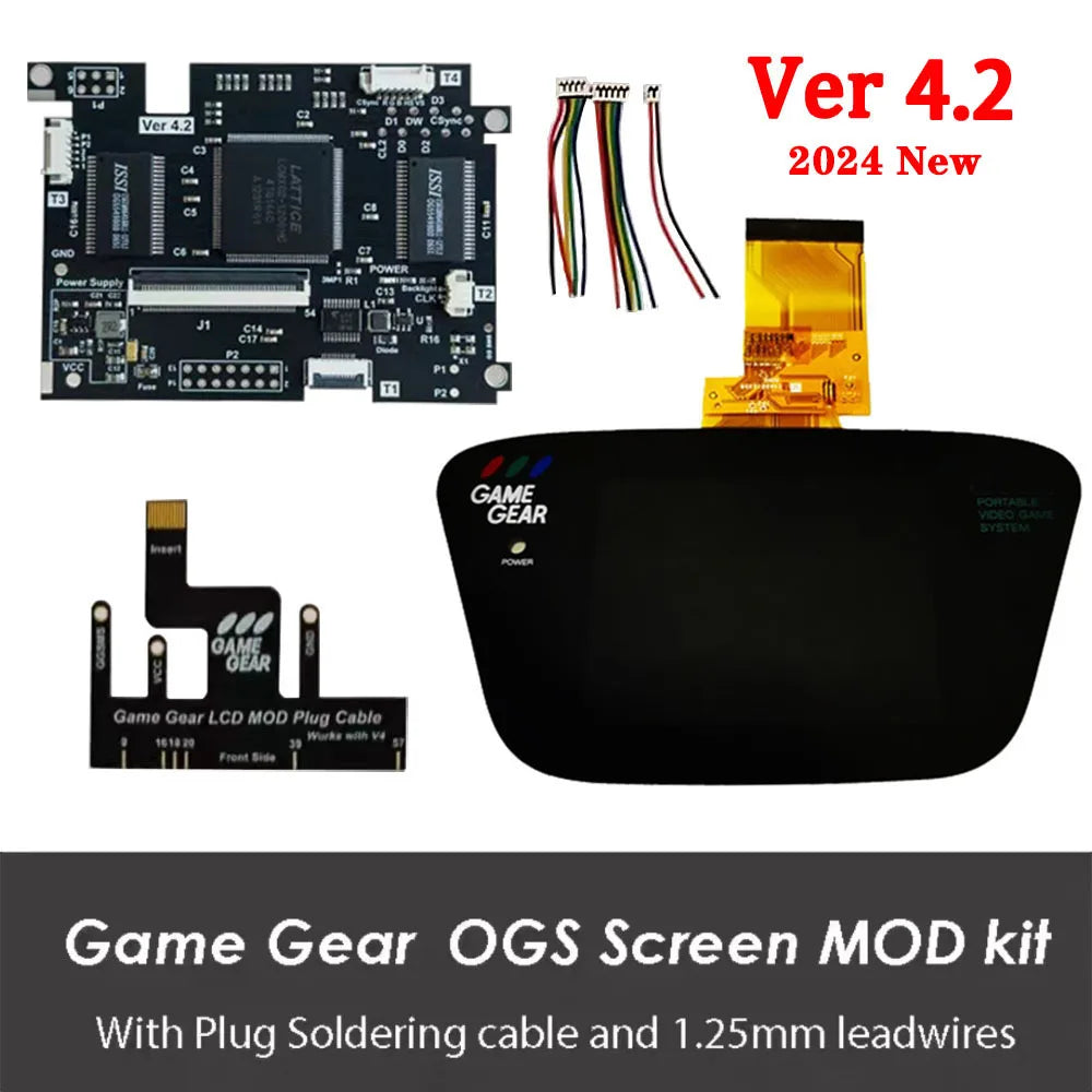 Specialized Housing Shell For SEGA Game Gear GG Game Console Original Screen & High Light IPS V4.2 Laminated LCD Screen Kits