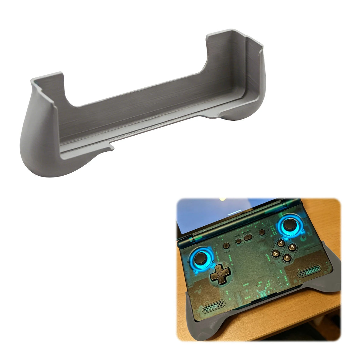 Ergonomic Handheld Grip Cover For Retroid Pocket Flip 2 Game