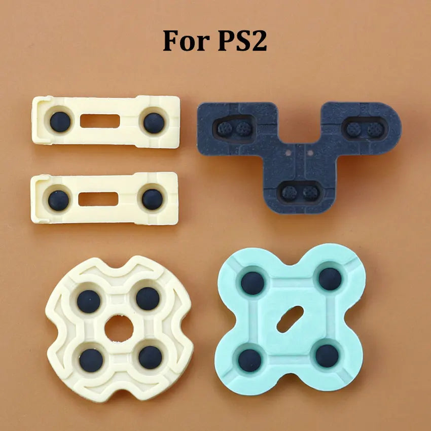 JCD For PS4 JDM-001/010 JDS-030/040/050/055 Silicone Conductive Rubber Button D Pad For PS5 PS4 Pro PS3 PS2 PSP1000 Controller