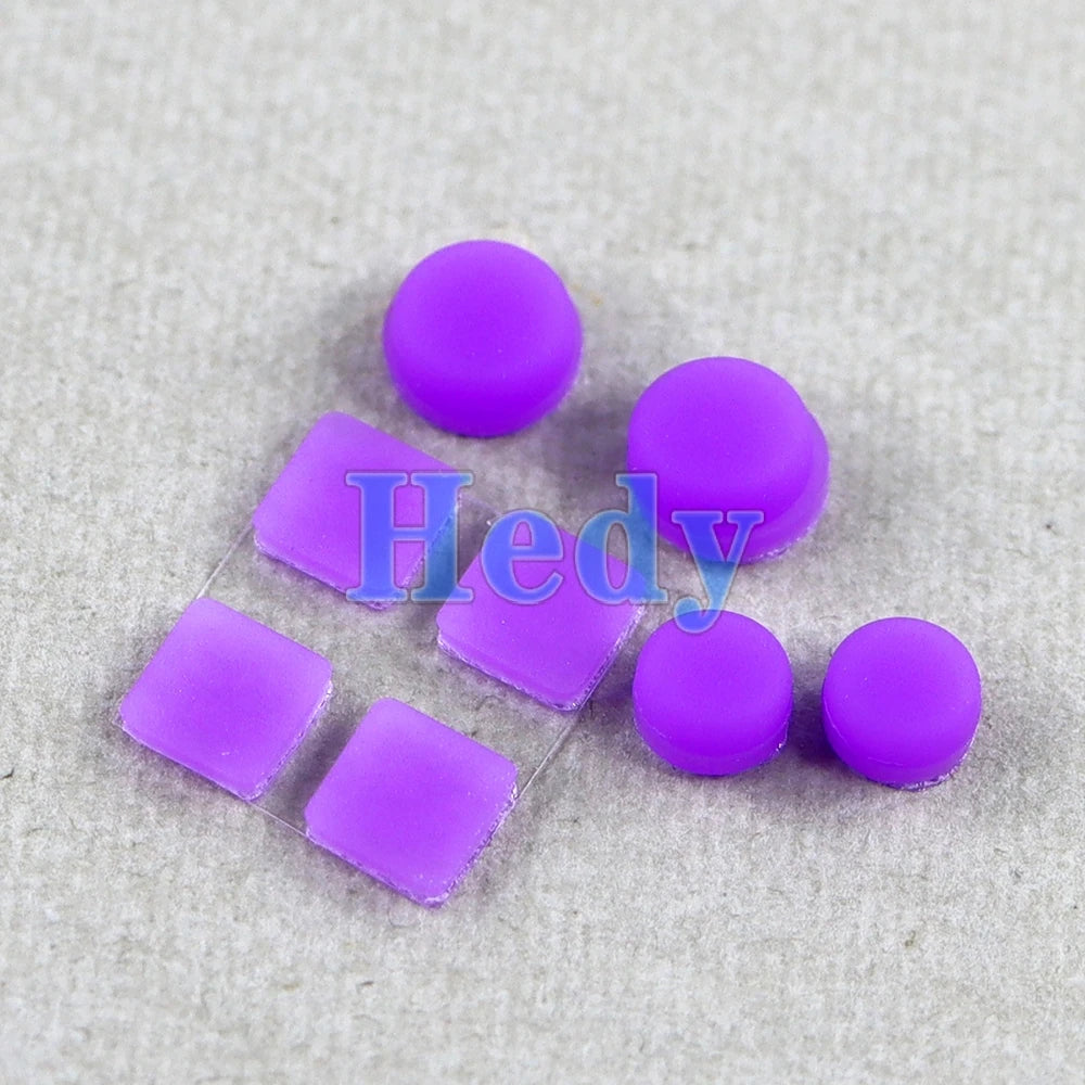 2sets New Upper and Lowe Screw Rubber Feet Cover For 3DSLL/3DS XL Screw Dust Plug Cover Rubber Plug