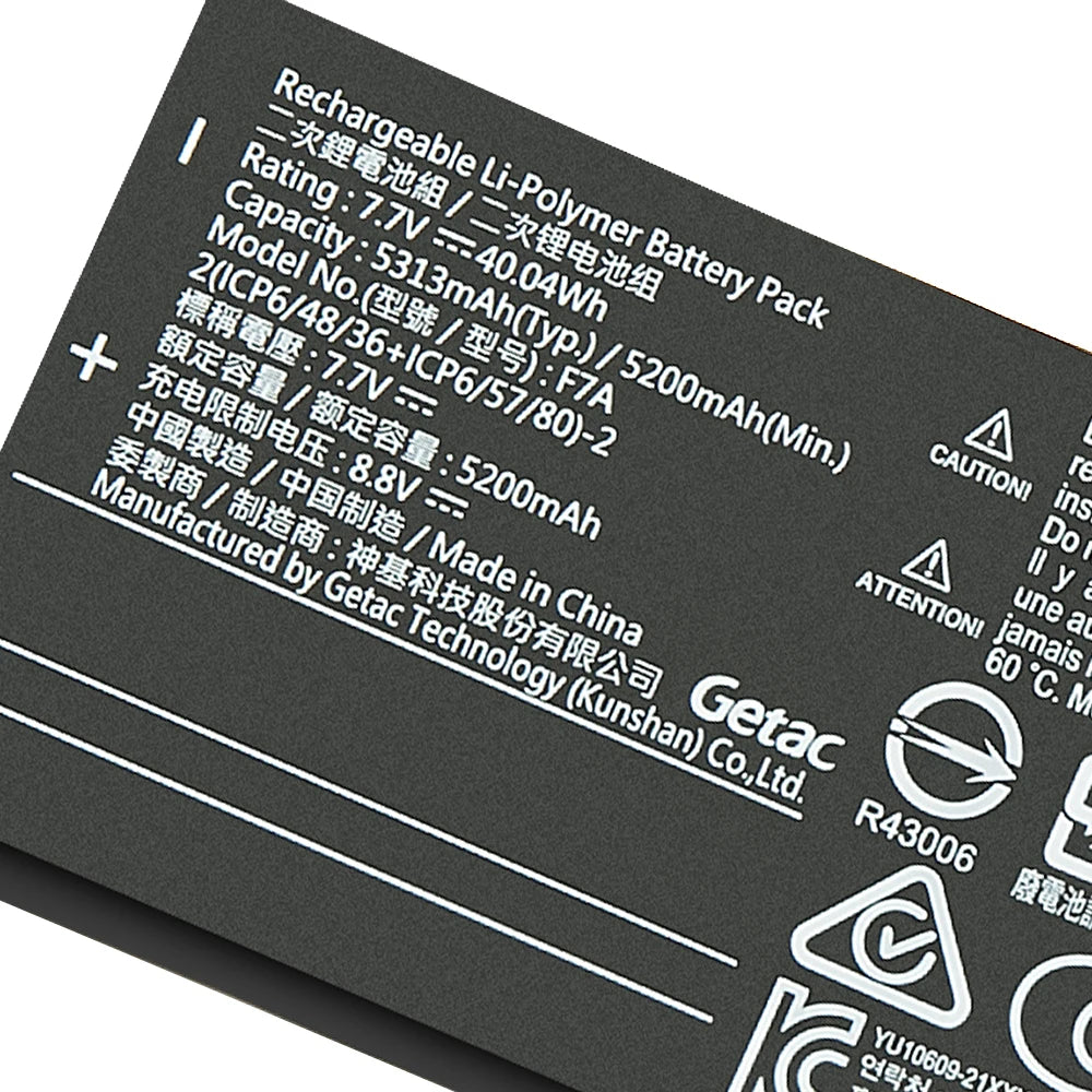 Keyuan F7A2 Battery Update 5200mah for Lenovo Steam Deck Lcd