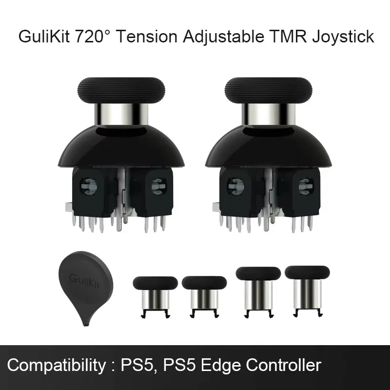 GuliKit 720 Tension Adjustable TMR Joystick for Switch Pro Xbox Series/Elite Series 2 Game Accessories Repair for PS4 PS5 Edge