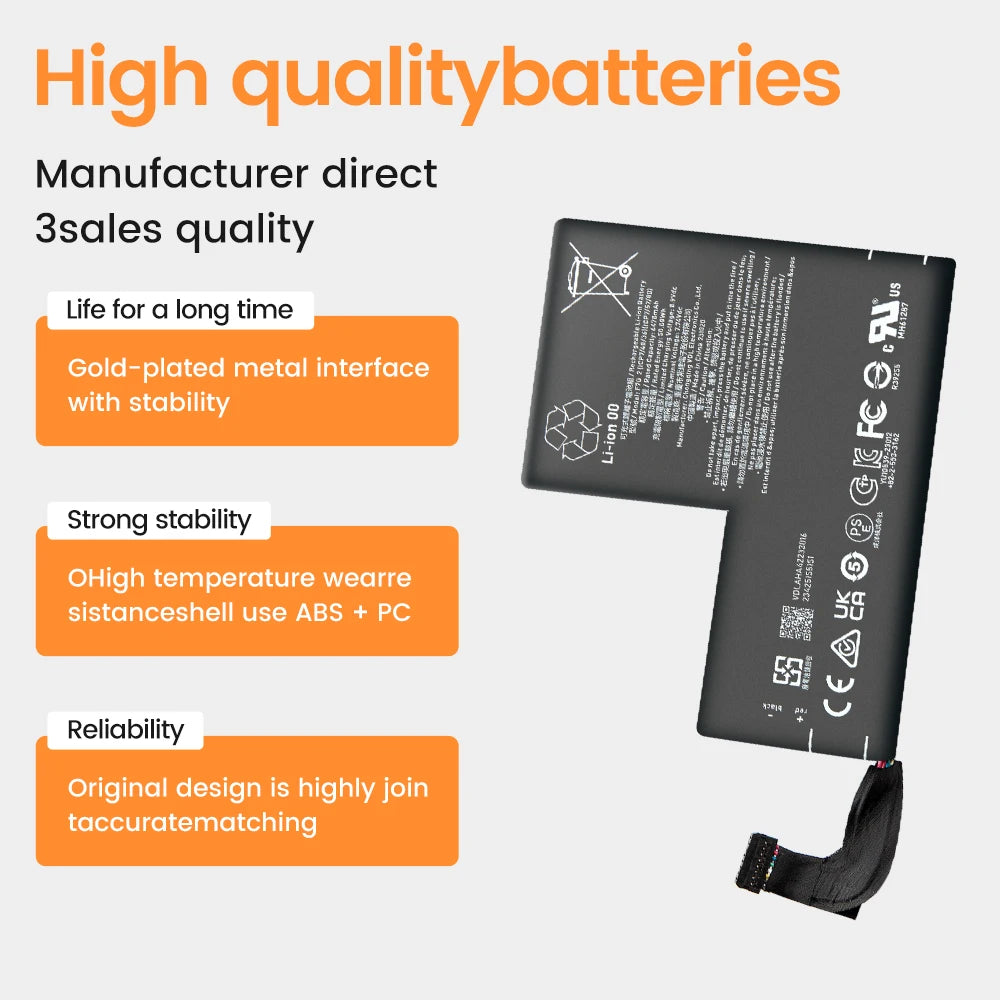 F7G 6470mAh for OLED 8.8V 5313mAh Li-polymer Replacement Bat