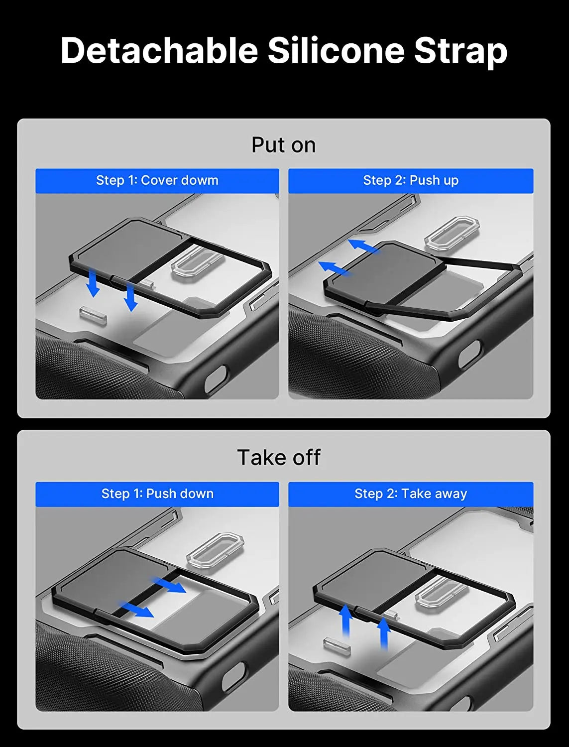 JSAUX PC0104 ModCase for Steam Deck OLED Protection Case wit
