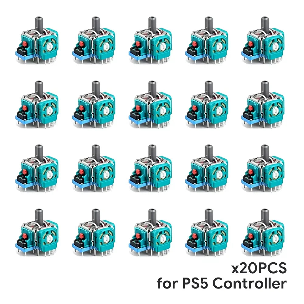 DATA FROG 10/20/30pcs Replacement 3D Analog Joystick For PS5/PS4/SwitchPro/Xbox One Controller ThumbStick Repair Parts Accessory