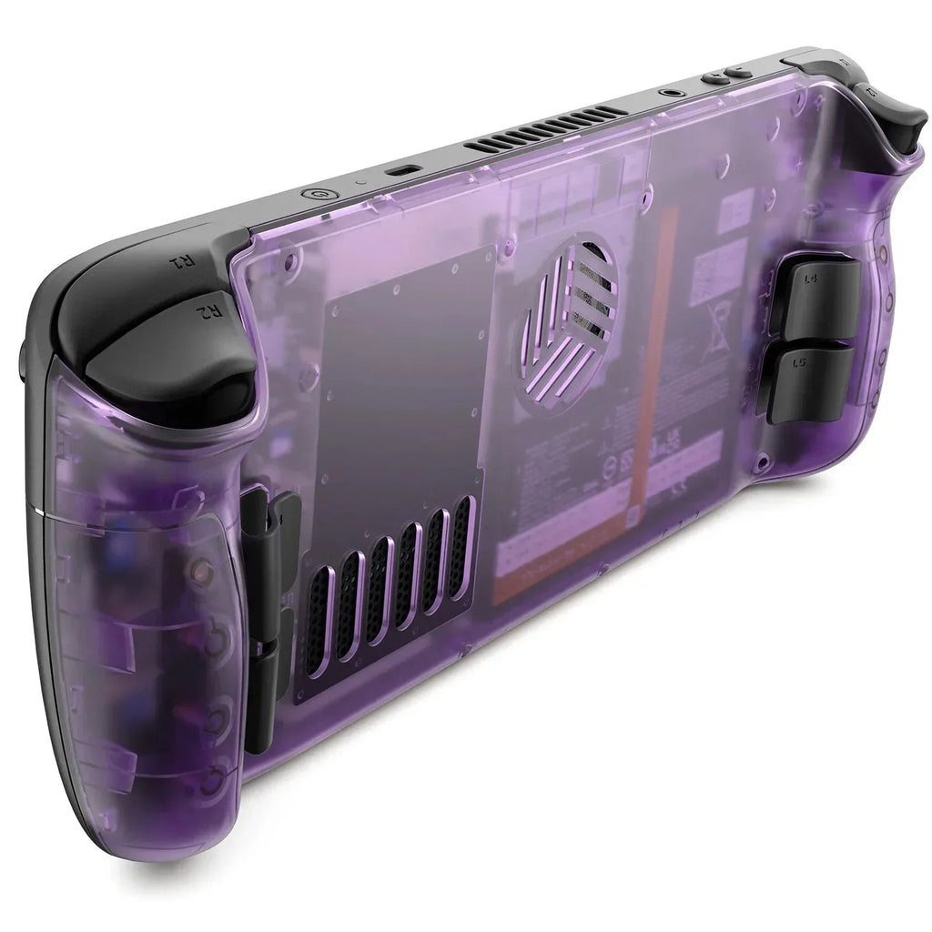 Jsaux Steam Deck Oled Replacement Heat-Dissipation Transparent Cases Cover Game Console Back Plate For Steamdeck Gamer Gamepad
