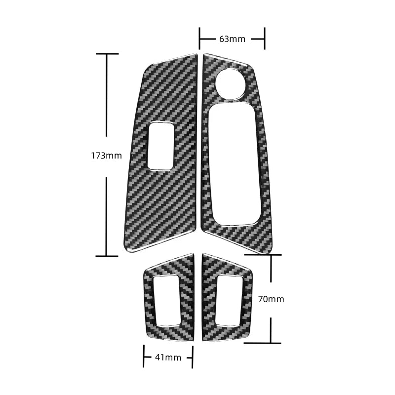 For BMW 5 Series G30 2018-2022 Accessories Carbon Fiber Inte