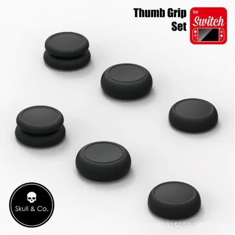 Skull & Co. JoyCon Thumb Grip Set FPS CQC Joystick Cap Thumbstick Cover for Nintendo Switch / Switch OLED Controller (6PCS/PACK)