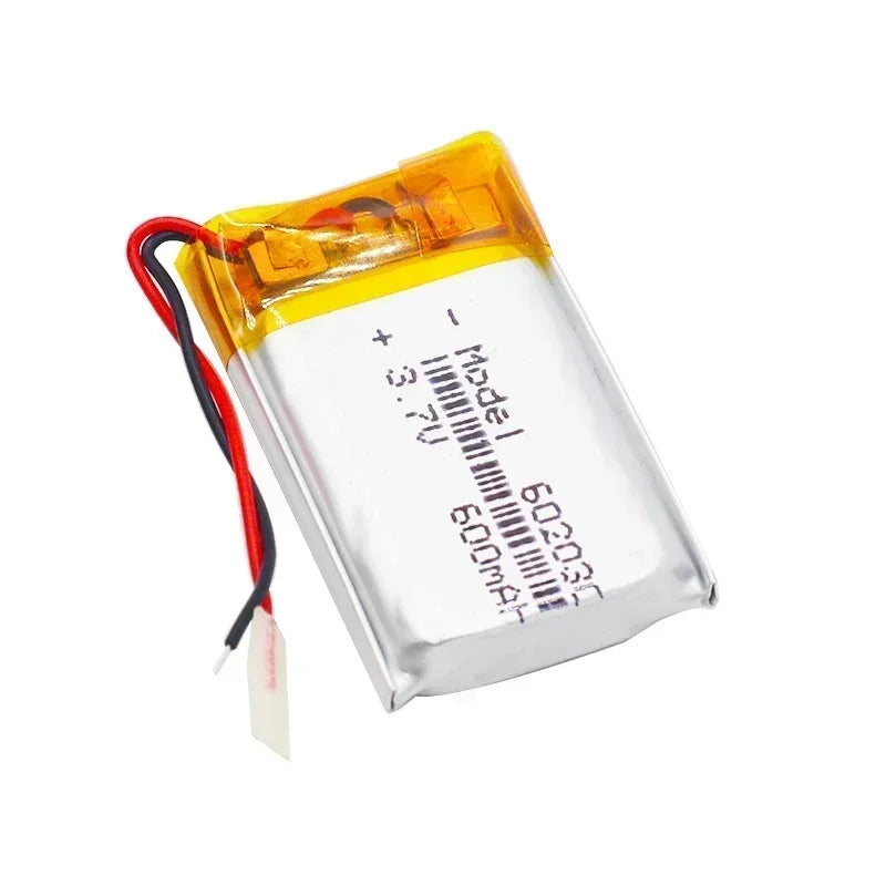 3.7V 600mAh 602030 Lipo Battery for Handheld Game Console MP