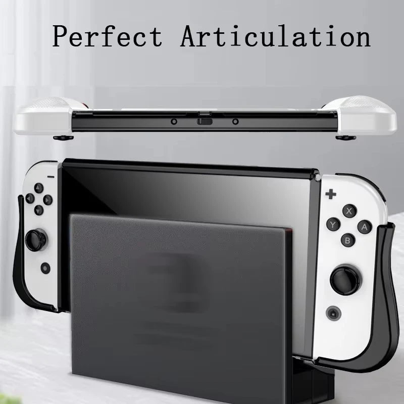 For Switch OLED 2021 Dockable Protective Case Soft Silicone 