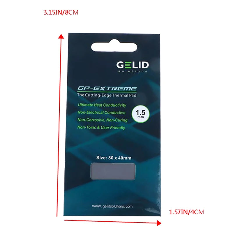 GELID 15W/MK Thermal Pad CPU/GPU Graphics Motherboard Silico