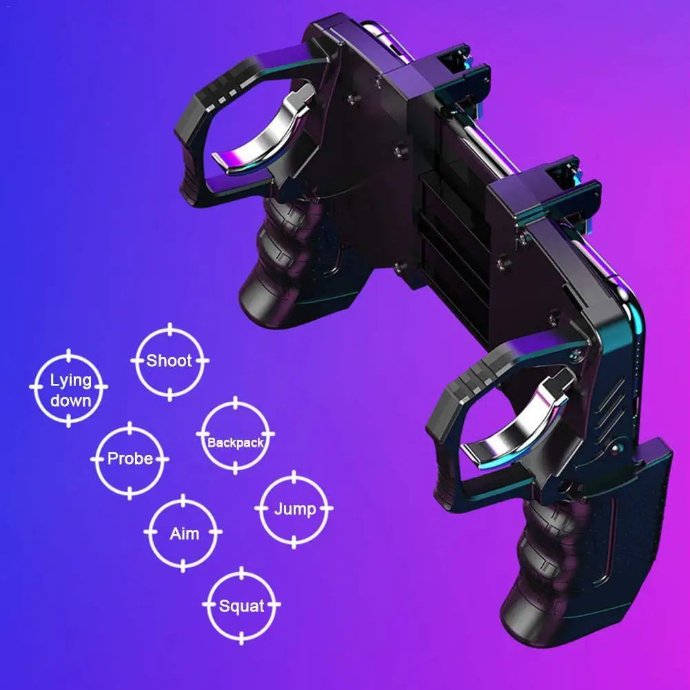Mobile Controller Pubg Trigger Gamepad Cell Phone Joystick F