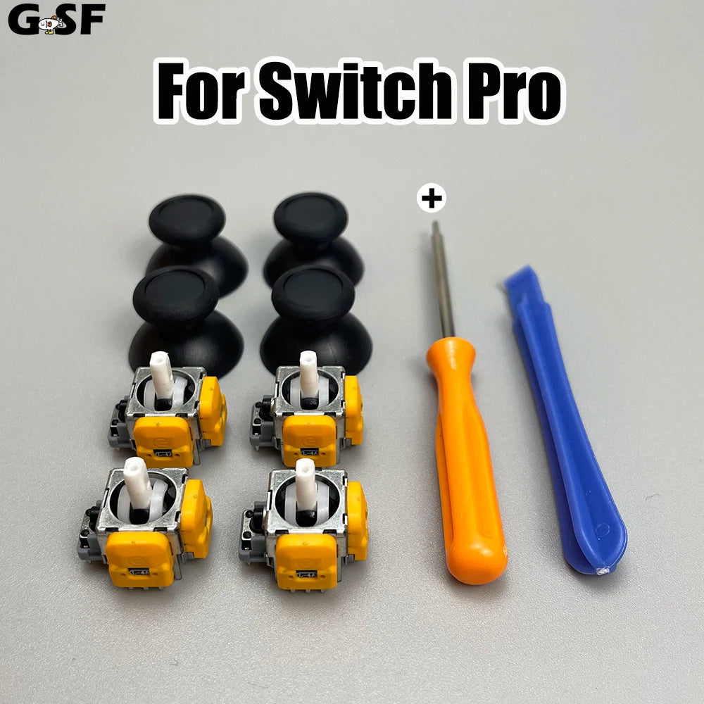 GSF 1set Replacement Hall Effect 3D Analog Joystick for Swit
