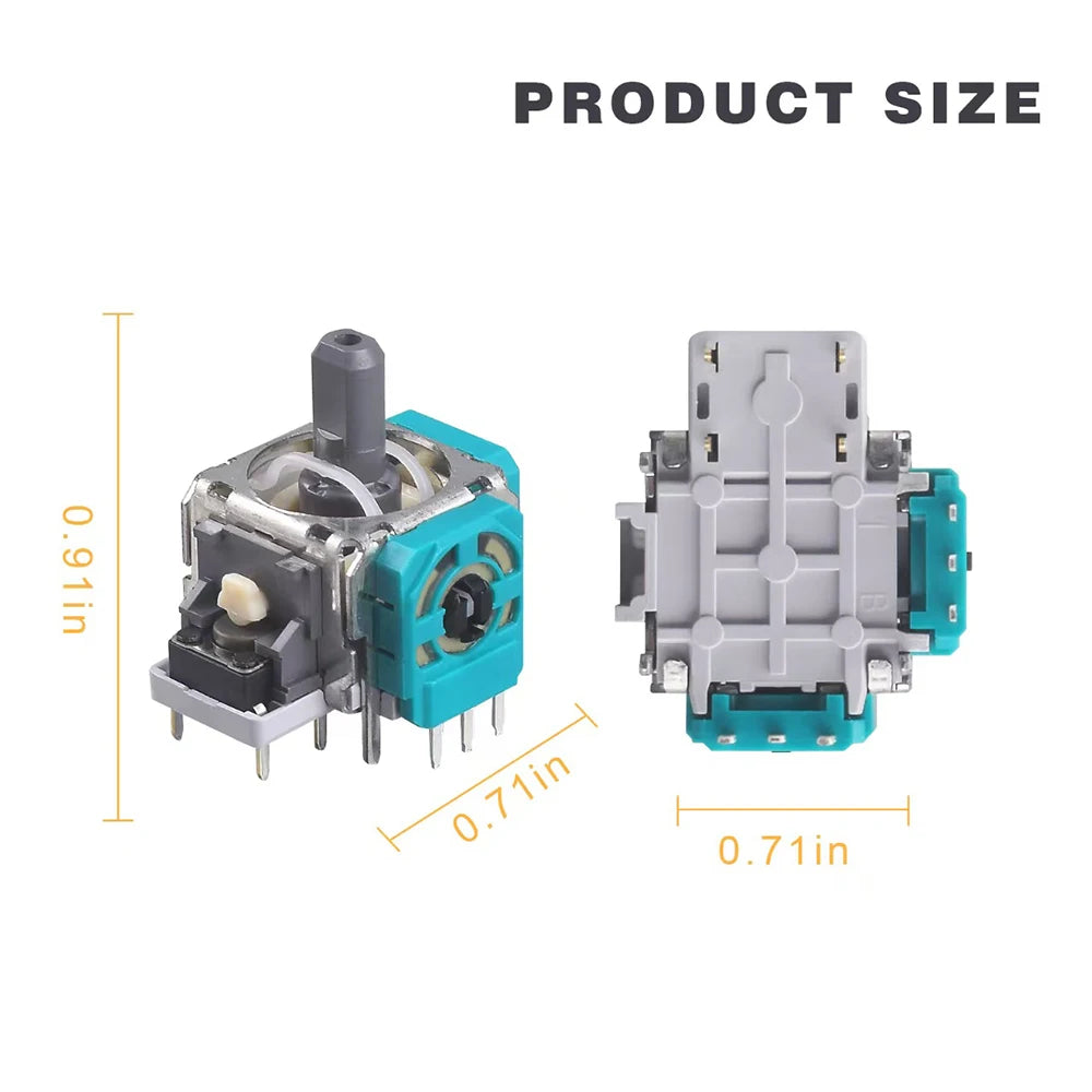 10pcs Replacement 3D Analog Joystick ThumbStick Repair Parts