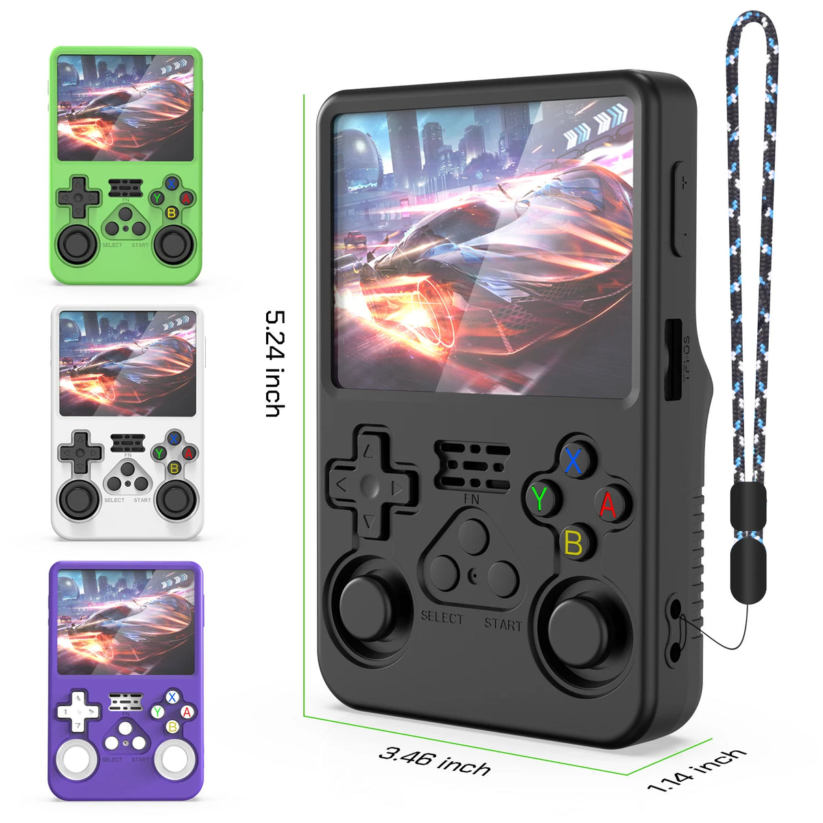 R36S Silicone Case with Anti-Lost Strap for R36S Retro Handh
