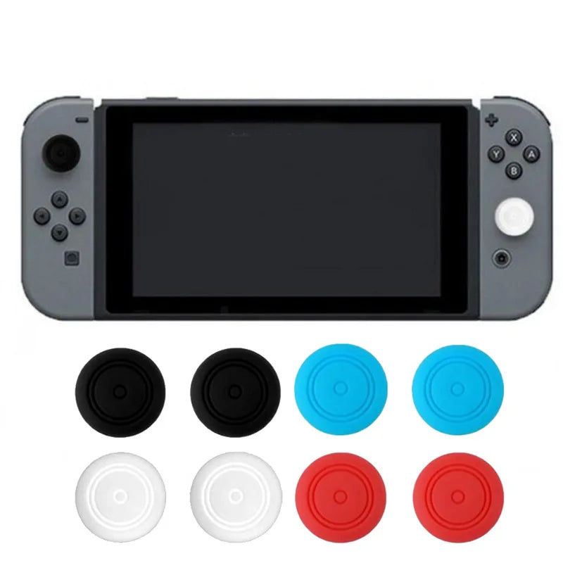 2PCS Silicone Rubber Thumb Grip Caps for Switch Lite OLED Jo