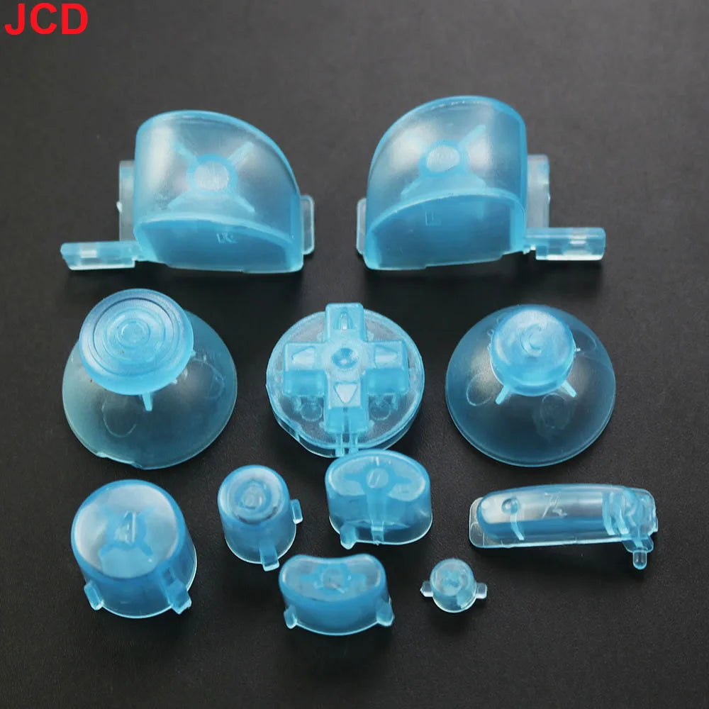 JCD 1Set Full Set L R ABXY Z Keypads Buttons With 3D Thumbsticks Caps For GameCube For NGC D Pads Power ON OFF Buttons Replace