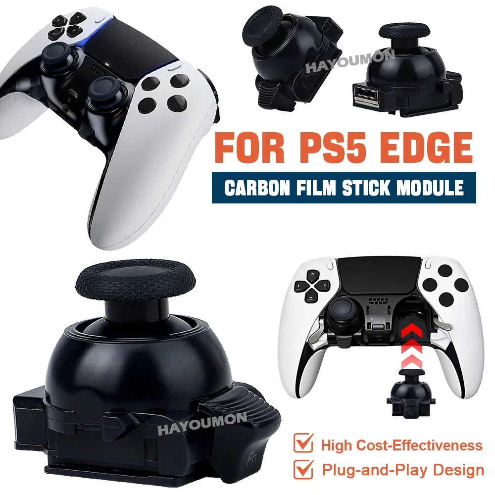 NEW Carbon Film Replacement Stick Module for PS5 Edge Contro