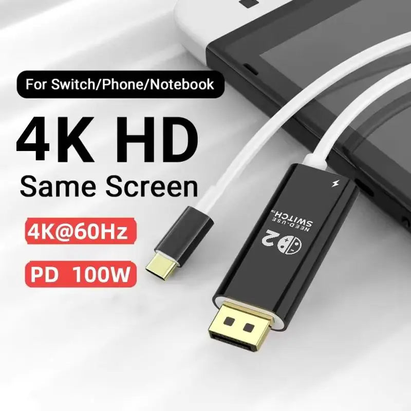 Docking Station for Nintendo Switch 2 4K 60Hz TYPE-C Hub wit