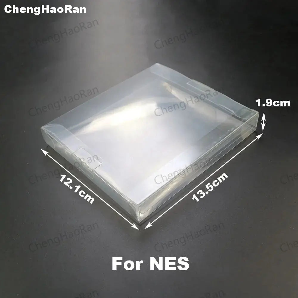 1piece Clear Transparent Game Cartridge Box Case Games Plastic PET Protector for N64 NES SNES for PS5 PS4 PS3 GB GBA GBC Switch