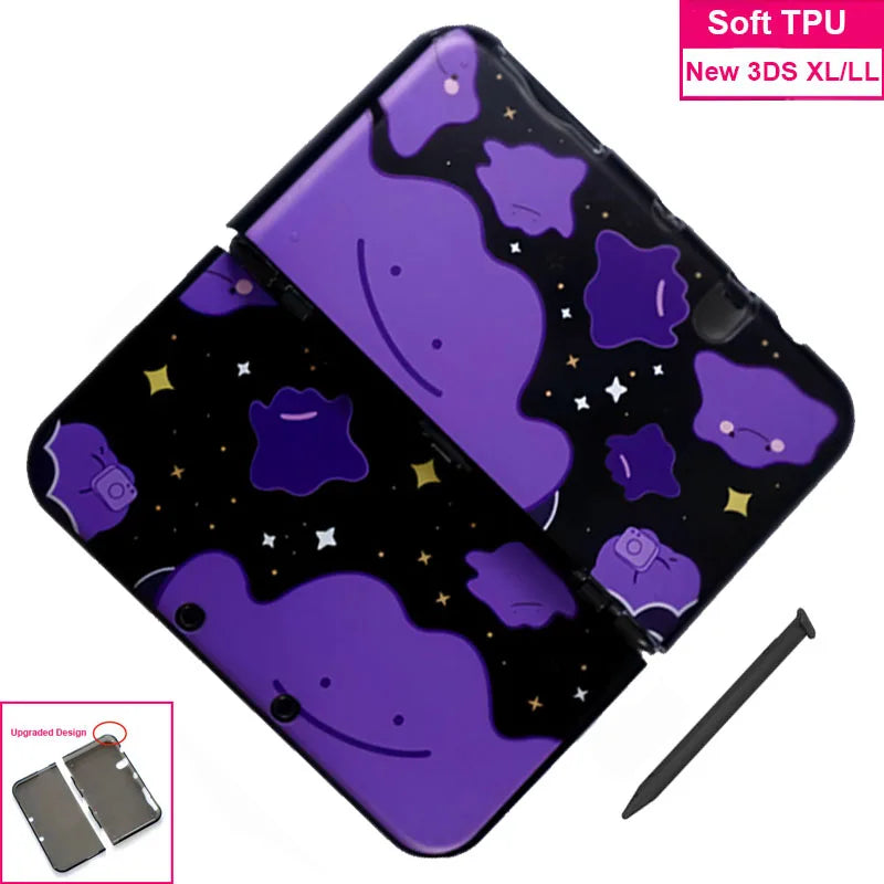 Soft Full Protective Shell Case For New 3DS XL LL Console Gu