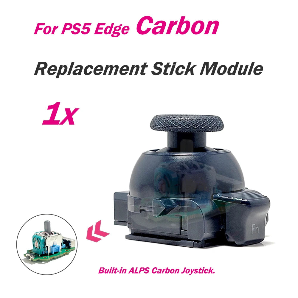 Replacement Stick Module for PS5 Edge Controller TMR Joystick Adjustable Tension Module 3D Analog ThumbStick Anti-Drift Durable