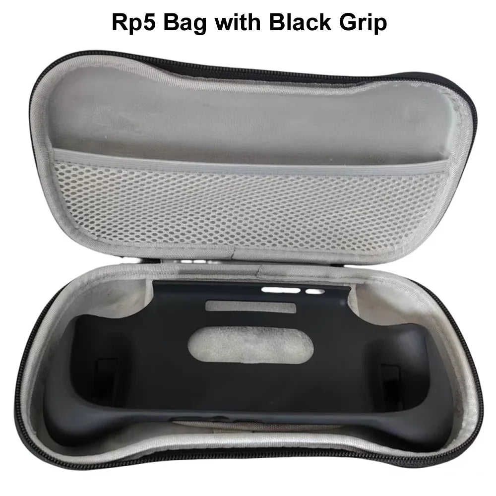 Large Handheld Carrying Bag For Retroid Pocket 5/6 Grip Shockproof RP5 RP6 Game Console Handle TPU Grip Storage Bag Case Box