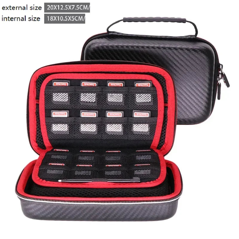 Power Bank Hard Drive Disk Storage Carrying Case Bag for Nintendo Handheld Console Nintendo New 3DS XL/ 3DS XL NEW 3DSXL/LL