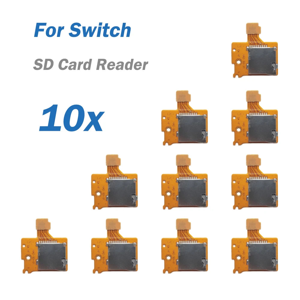 1/5/10pcs SD Card Reader Slot Memory Card Slot Socket for Nintendo Switch Replacement High-Precision TF Card Board