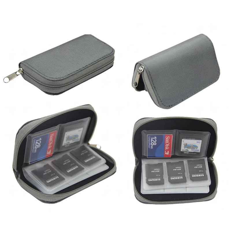 22 in 1 Game Memory Card Storage Bag Carrying Case Holder fo