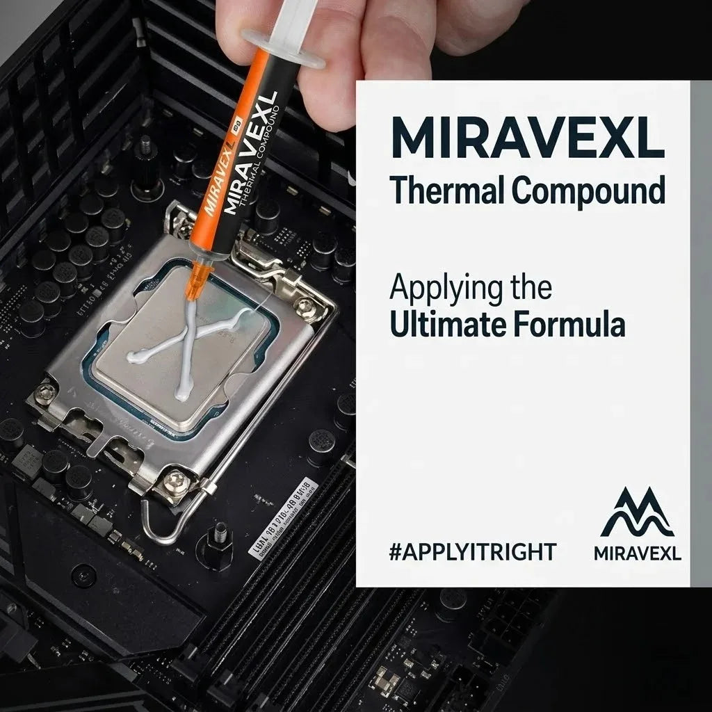 MIRAVEXL 8g Non-Conductive Thermal Paste Safe Cooling Heatsi